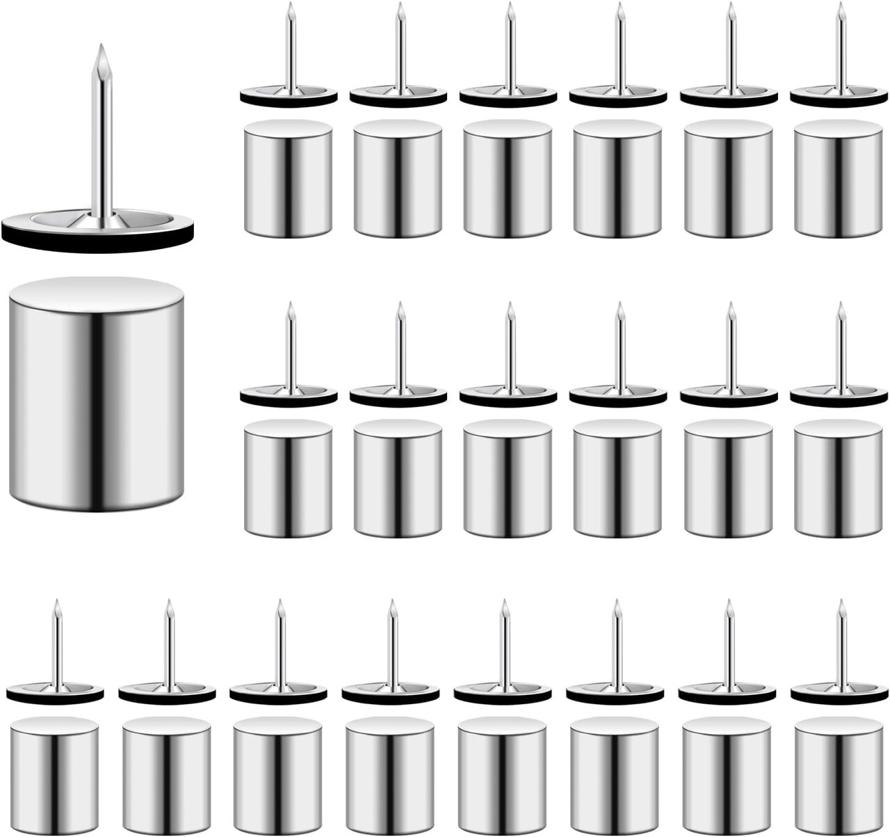 20 sets magnetic pushpins thumbtacks for walls and bulletin boards